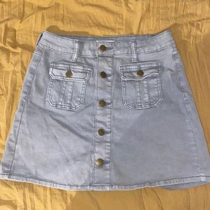 light grey skirt